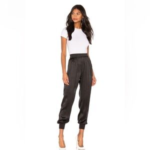 CAMI NYC Silk Black Joggers from Revolve XS